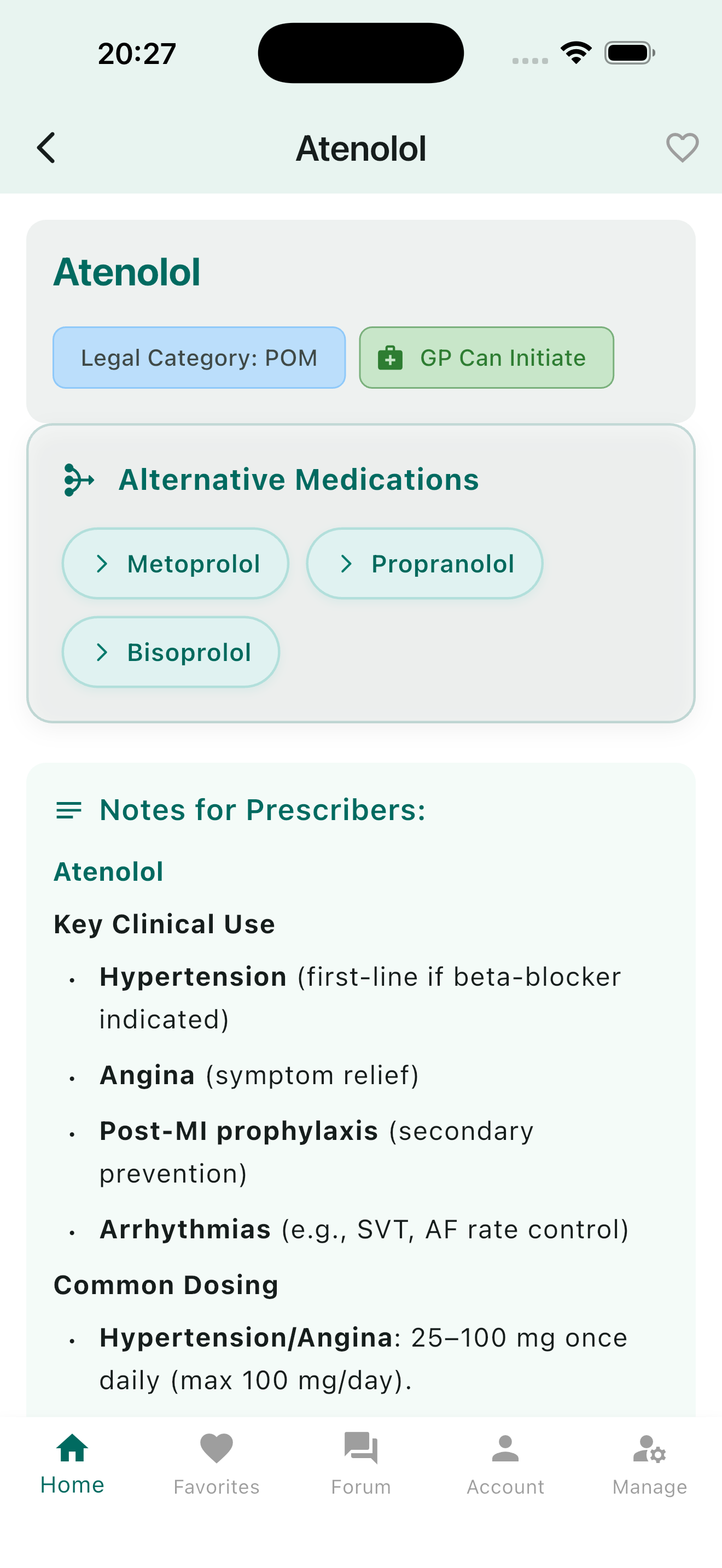Drug monograph