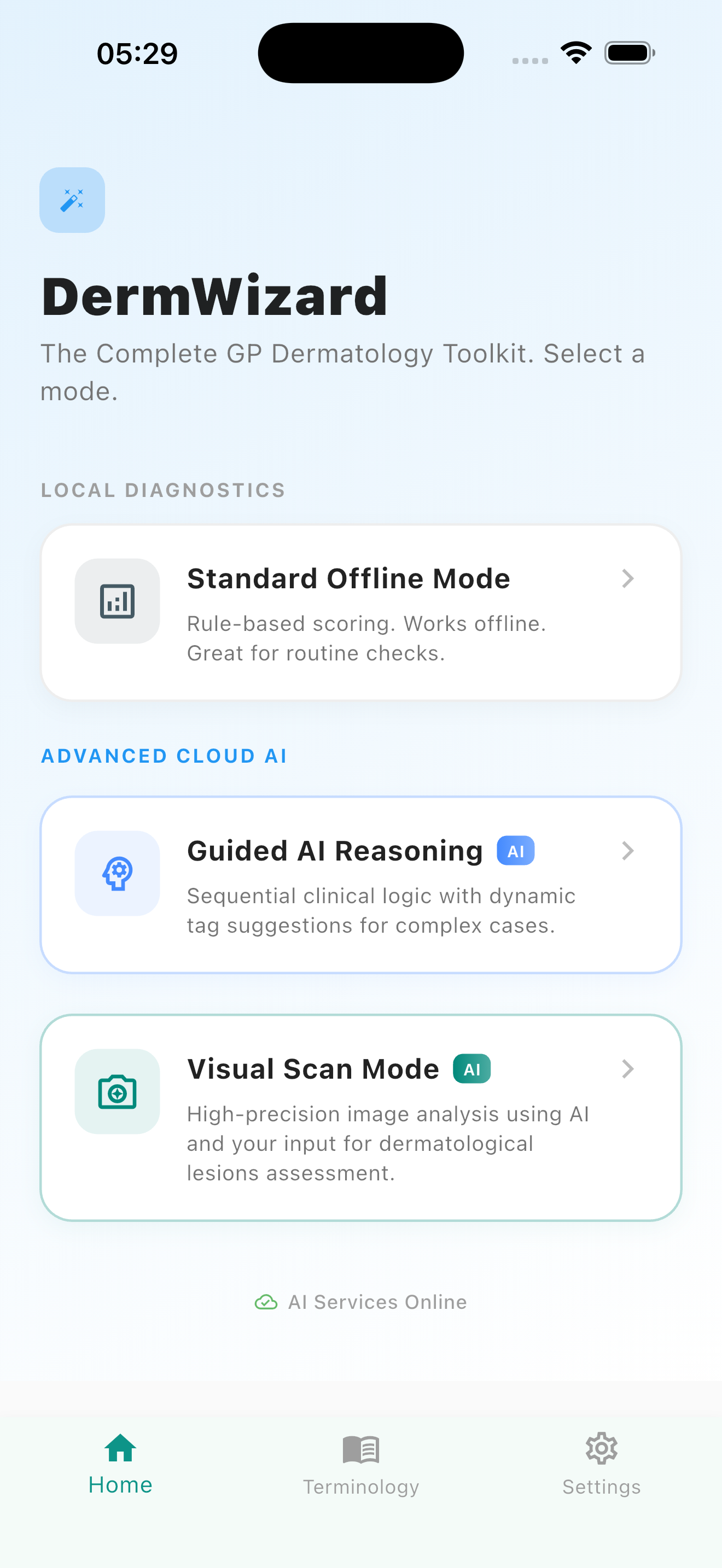 Mode selector